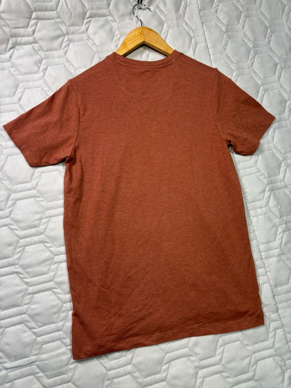 Free Planet Men's Rust Orange Crewneck Tee - Picture 4 of 11
